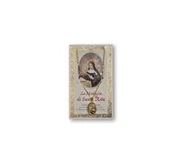 Frères Bonella | Médaille Santa Rita et Billet avec Prière | Fabriqué en Italie