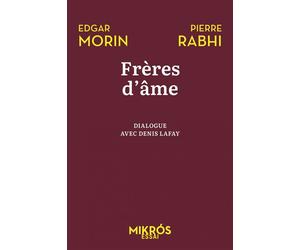 Frères d'âme - Entretien avec Denis Lafay - Edgar Morin - L'aube Eds De - Poche - Essai