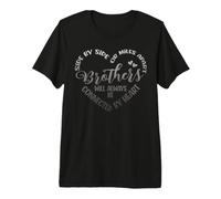 Frères et sœurs Side by Side Or Miles Apart Brothers T-Shirt Haut de Gamme