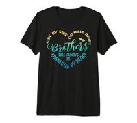 Frères et sœurs Side by Side Or Miles Apart Brothers T-Shirt Haut de Gamme