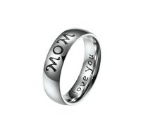 Frères Je t’aime Bague en acier titane Bague Parents Frère Sœurs Anniversaire Cadeau Bracelet