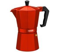 Monix Cafetière italienne Fresa en aluminium 6 tasses couleur fraise (non compatible avec induction)