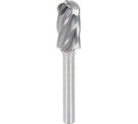 Fresa con vástago cilíndrica de punta redonda forma C para aleaciones de aluminio
