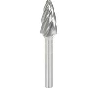 Fresa con vástago cónica esférica de forma L para aleaciones de aluminio, corta