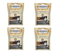 Fresco Cheville d'entraînement au fromage et à la volaille | Lot de 4 | 4 x 150 g | Complément alimentaire pour chien | Collation protéinée naturelle à base de fromage et de poulet | En forme de