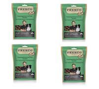 Fresco Chevillères d'entraînement pour insectes - Lot de 4 x 150 g - Complément alimentaire pour chien - Collation monoprotéine naturelle à base de protéines d'insectes pures - En forme de cheville