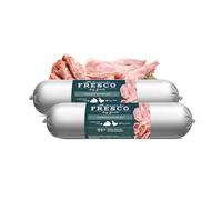 Fresco Dog Barf Lot de 2 paquets de saucisses pour chien avec lapin et canard 2 x 400 g