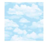 Fresco Papier peint support papier Nuages 1005 x 52cm Bleu | Revêtement Mural, Tapisserie | Ambiance