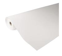 Fresco Rouleau de fibre de verre lisse pré-peinte 75g/m² 2500 x 100cm Blanc à peindre Revêtement mural de rénovation, Isolant thermique, Protection murale