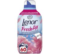 Fresh Air Adoucissant 60 Lavages(840ml)Parfum Jardins En Fleurs,Protection Anti-Odeurs,Fraîcheur Ultra Concentrée,Fabriqué En France