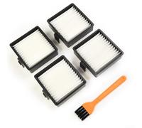 Fresh and Clean Air Lot de 4 filtres avec brosse de nettoyage pour aspirateur P712/713/714K