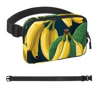 Fresh Bananas-576 Sac banane de style unisexe : sac banane tendance, sac à bandoulière sport fin et tendance pour jogging, randonnée, randonneur, femme, homme, multicolore, 4 x 23 x 15 cm,