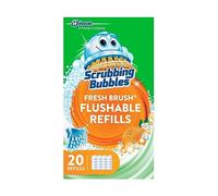 Fresh Brush Lot de 20 brosses de nettoyage pour toilettes