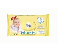 Fresh & Clean Lingettes Classiques Humidifiées et Délicates pour Bébés, 1 Confection de 72 Salviettines