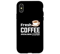 Fresh Coffee Special Brew Baristas Funny Coffee Lover Coque pour iPhone X/XS