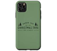 Fresh Cut Christmas Tree, Pine Retro Vintage Graphic Xmas Coque pour iPhone 11 Pro Max