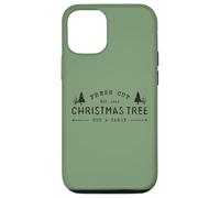 Fresh Cut Christmas Tree, Pine Retro Vintage Graphic Xmas Coque pour iPhone 12/12 Pro