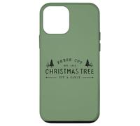 Fresh Cut Christmas Tree, Pine Retro Vintage Graphic Xmas Coque pour iPhone 12 Mini
