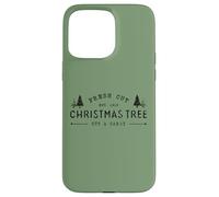 Fresh Cut Christmas Tree, Pine Retro Vintage Graphic Xmas Coque pour iPhone 15 Pro Max