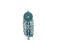 Fresh Dream Catcher Fashion Handmade Rainbow Shell Wind Chimes Hanging Home Decor Outdoor Windchimes Seashell Garden Patio Yard Lawn(White)