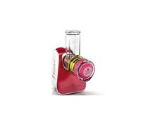 Moulinex DJ7645 Râpe électrique et spiraliseur Plastique Rouge, Blanc