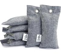 Fresh! Foot Wedge With Bamboo Activated Charcoal For Foot Odour,Natural Shoe Dryer,Shoe Freshener With Unpleasant Smell Z2811 (6 Pieces,Grey)