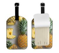 Fresh Fruits - Étiquettes élégantes - Motif ananas - 10,9 x 7 cm - Accessoires de voyage élégants