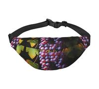 Fresh Grapes Grand sac banane tendance pour voyage, décontracté, convient pour le sport, la course à pied, le cyclisme, les voyages, la pêche