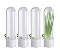 Fresh Herbb Keeper - Lot de 4 boîtes de conservation pour herbes aromatiques | Récipient de conservation de la coriandre pour fraîcheur prolongée | Capsules de savourr aux herbes pour coriandre,