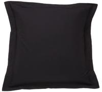 Fresh Ideas Taie d'oreiller sur Mesure en Popeline, Euro, Noir