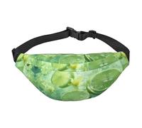 Fresh Lime Grand sac banane tendance pour voyage, décontracté, convient pour le sport, la course à pied, le cyclisme, les voyages, la pêche
