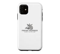 Fresh Member of The Slightly Bitter Club Funny Lemon Quote Coque pour iPhone 11
