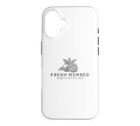 Fresh Member of The Slightly Bitter Club Funny Lemon Quote Coque pour iPhone 16