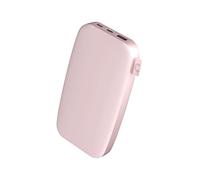 Fresh 'n Rebel Batterie Externe - Entrée et Sortie USB-C - Charge Rapide (Fast Charge 20W) - 6 Fonctions de sécurité - Powerbank pour iPhone et Android (Smokey Pink, 18000mAh)