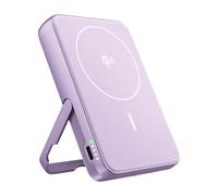 Fresh 'n Rebel Batterie Externe Magnétique sans Fil 10000mAh - Compatible avec MagSafe - Qi2 - Chargeur Rapide 15W - iPhone 17/16/15/14/13/12 & Appareils Android Qi - avec Support (Dreamy Lilac)