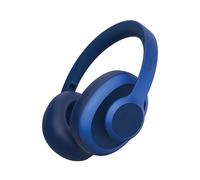 Fresh 'n Rebel Clam Ace Casque Bluetooth Supra-Auriculaire avec Réduction de Bruit Active Hybride, sans Fil, 60h d'autonomie, avec Microphone ENC, Charge Rapide, Réduction du Bruit du Vent (Bleu)