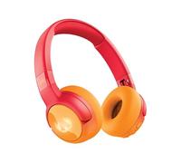 Fresh 'n Rebel Code Junior, Casque Bluetooth sans Fil pour Enfants, Son sûr (<85dB), Connectez 2 Casques, Autocollants Inclus, Effets Lumineux LED. 48h D'autonomie (Funny Fox)