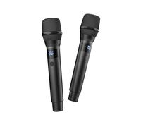 Fresh 'n Rebel Set Micro sans Fil - 2 Micros Karaoké Bluetooth pour Chanter - Qualité Sonore Supérieure - 25h d'Autonomie Rechargeable - pour Toute Enceinte Party - Connexion 2,4GHz Stable