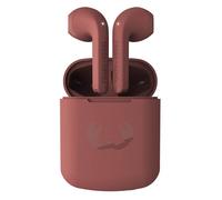 Fresh 'n Rebel True Wireless Earbuds Écouteurs avec 24 Heures d'autonomie de Lecture, contrôle Tactile et Assistant Vocal (Twins 1, Rouge Safari)
