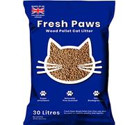 Fresh Paws Litière pour Chat en granulés de Bois de qualité supérieure 30 l