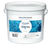 Fresh-Pool - Chlore Choc Granulés 5kg - Traitement Choc Immédiat Rattrapage Eau Verte - Dissolution Rapide sans Résidus - Gobelet Doseur Inclus
