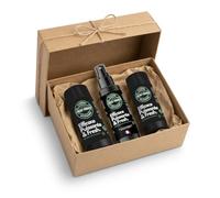 Fresh Powder Coffret Cadeau Anti-Odeur Pieds et Chaussures - 2 Poudres 80 g + Spray 120 ml en Boîte Cadeau - Sans Talc ni Aluminium - Fabriqué en France - Idée Cadeau Sportif