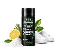 Fresh Powder - Poudre pour pieds et chaussures 80g élimine les odeurs Développé par un podologue est un remède déodorant naturel à 100% pour éliminer les chaussures et les pieds puant