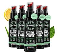 Fresh Powder - Spray pour pieds et chaussures Lot de 5x120ml élimine les odeurs Développé par un podologue est un remède déodorant naturel à 100% pour éliminer les chaussures et les pieds puant