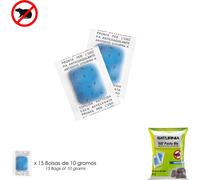 Fresh Rodenticide Bait 150 gr, Rat Paste Blue, Doses individuelles 15x10 gr