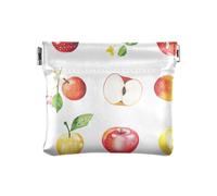 Fresh Serviceberry Fruit Porte-monnaie en cuir pour femme et homme Pratique Mini porte-monnaie Poche pour pièces de monnaie pour filles femmes, Fruits frais de l'airelle, 1 size, Moderne