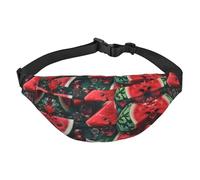 Fresh Watermelon Grand sac banane tendance pour voyage, décontracté, convient pour le sport, la course à pied, le cyclisme, les voyages, la pêche