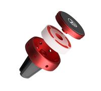 FreshDot support de téléphone de voiture magnétique, kit de parfum Bubble Gum, support pour les fentes d'aération, rouge