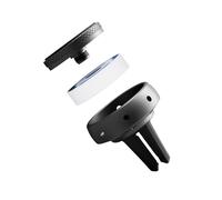 FreshDot support magnétique pour téléphone de voiture, kit de parfum anti-tabac, support de ventilation, gris