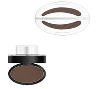 Fresheight - Ensemble de tampons en poudre pour sourcils Fresheight - Imperméable à l'eau, résistant à la transpiration - Personnalisez rapidement la forme des sourcils pour les débutants (sourcils en